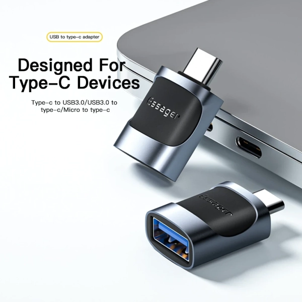 Essager adaptér typu C na USB Micro USB na typ C, Všestranné pripojenie s adaptérom, bezproblémový prenos dát a riešenie kompatibility