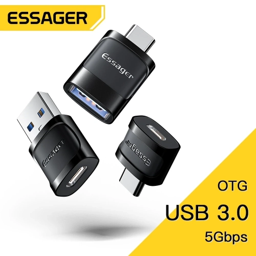 Essager adaptér so svojou univerzálnou kompatibilitou, funkcionalitou OTG a užívateľsky prívetivým dizajnom zjednodušuje konektivitu 