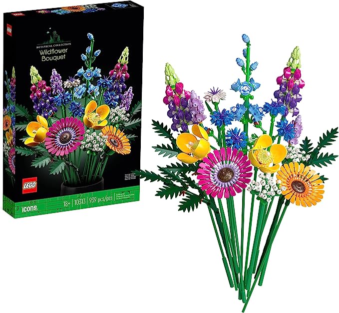 Sada LEGO divé kvety je kreatívny spôsob, ako priniesť krásu prírody do vášho domova