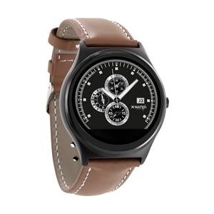 Smart hodinky X WATCH QIN XW Prime II, čierna, hnedá
