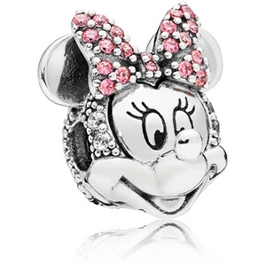Pandora Trblietavý strieborný klip Disney Minnie 797496CZS