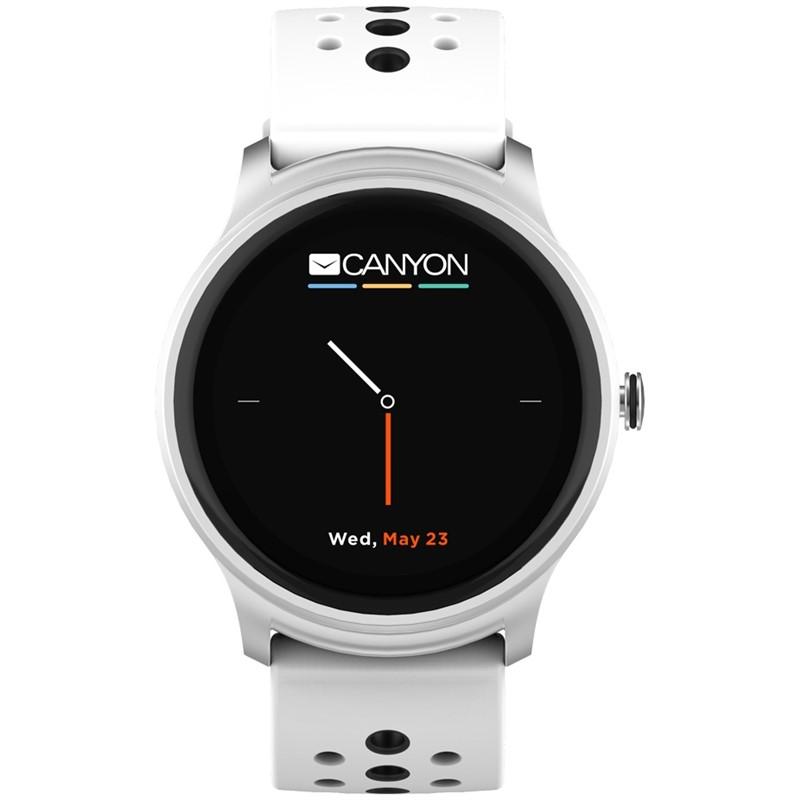 Inteligentné hodinky Canyon Oregano čierny/biely