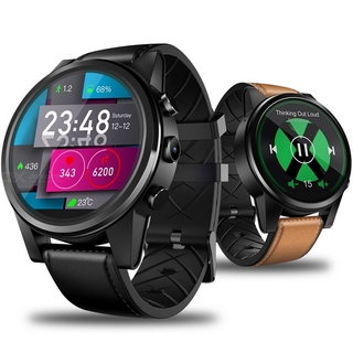 Zeblaze THOR 4 PRO 4G Smartwatch 1.6 Crystal Display GPS / GLONASS Quad Core 16GB 600mAh Leather Strap Watch For Men